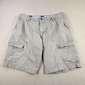 Nike Air Jordan Ripstop Cargo Shorts Mens 38 Khaki Distressed Utility Style